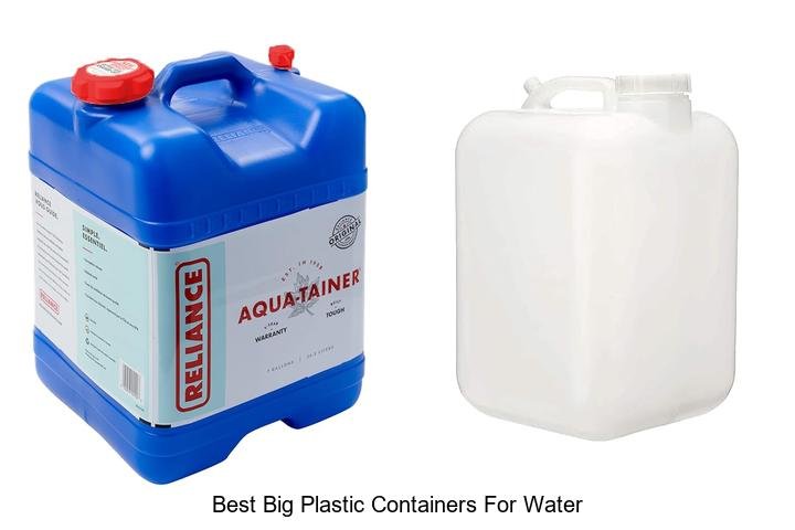 Top 5 Best Big Plastic Containers for Water Now!