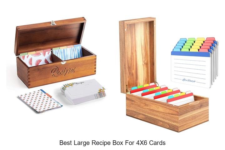Discover the Best Large Recipe Box for 4×6 Cards