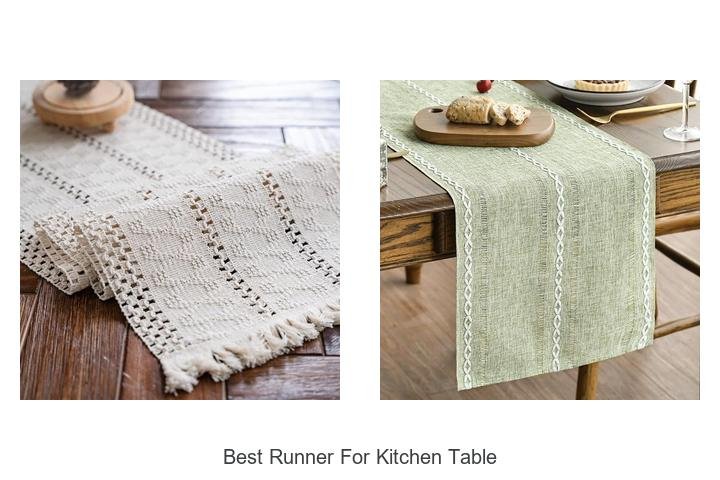 Top 5 Best Runners for Your Kitchen Table