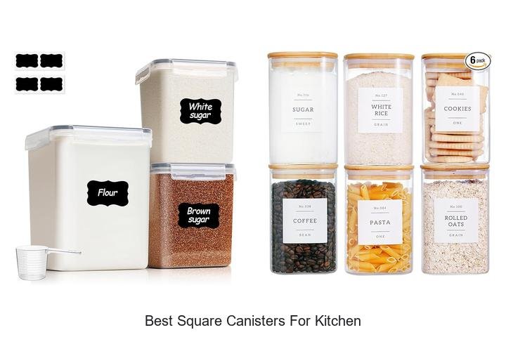 Discover the Best Square Canisters for Kitchens!