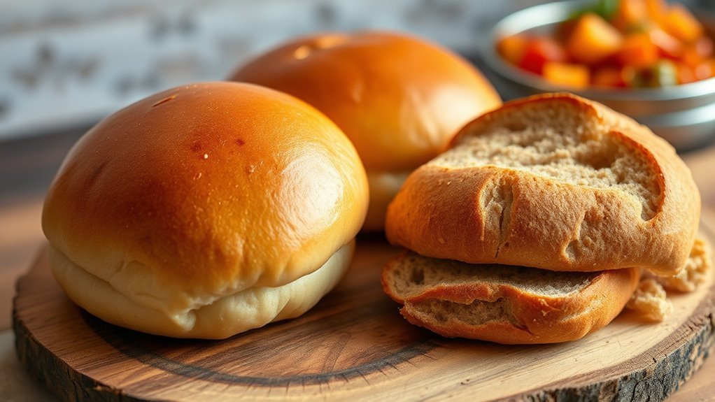 authentic pav bhaji breads