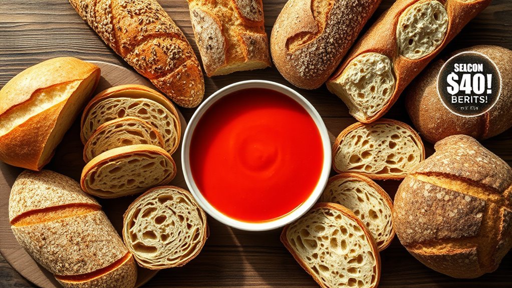 best dipping bread selection