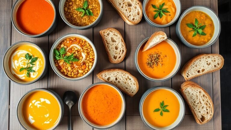cozy soups with sourdough