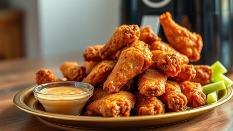 crispy frozen wings selection