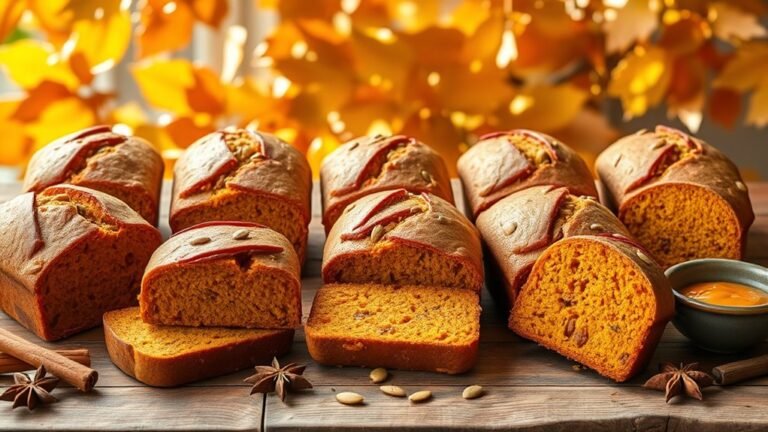 delicious fall inspired pumpkin breads