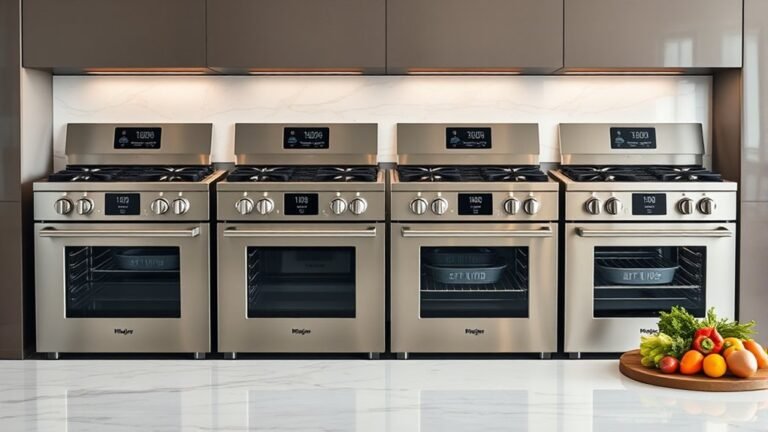 gas ranges with air fryer