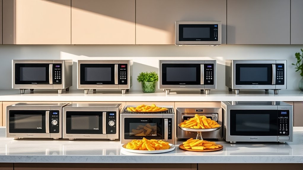 microwaves featuring air fryers