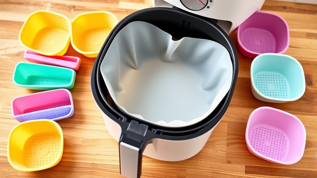 silicone liners for air fryers