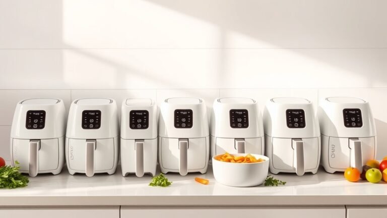 stylish white air fryers