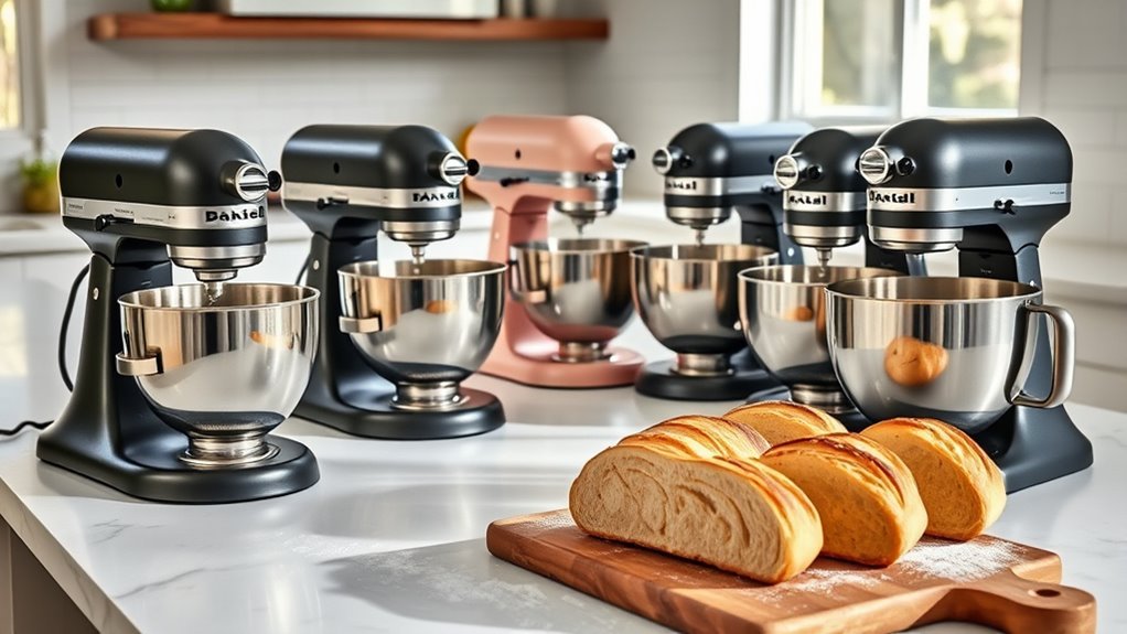 top bread baking mixers