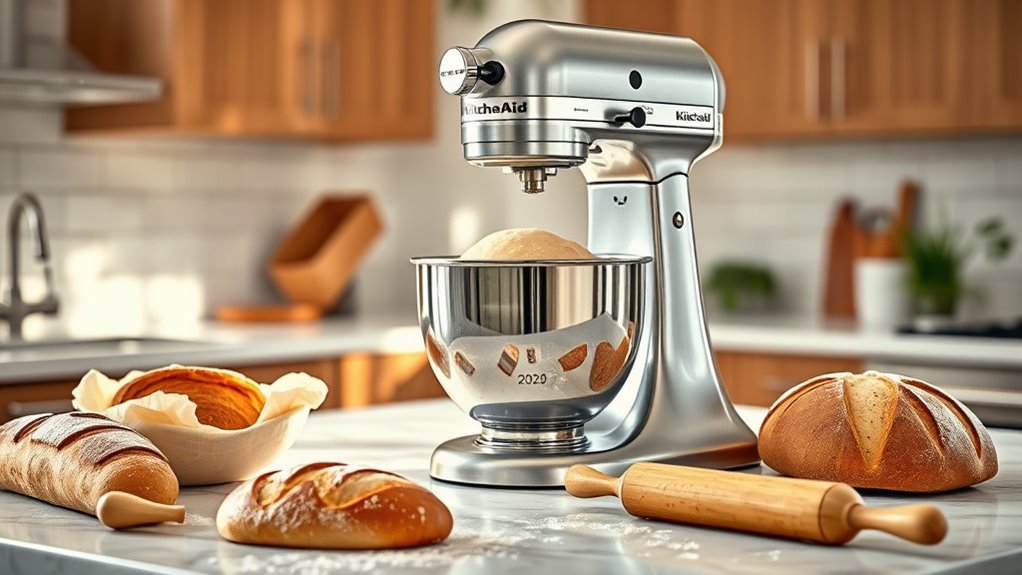 top kitchenaid bread mixers
