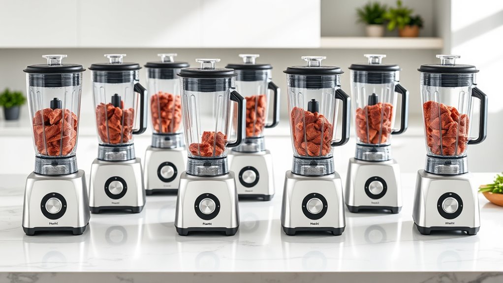 top meat pureeing blenders