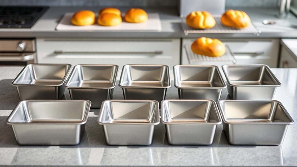 top metal bread pans