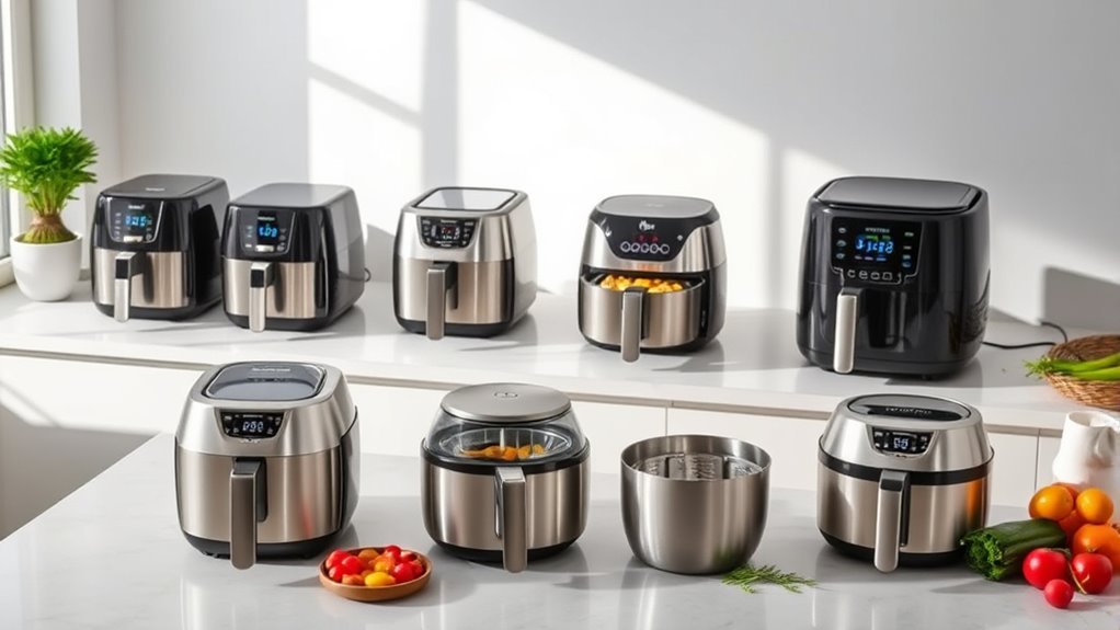 top stainless steel air fryers