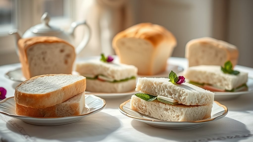 top white breads selection